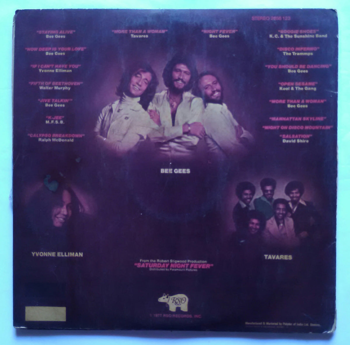 Saturday Night Fever " Bee Gees " The Original Movie Soundtrack , Vol ...