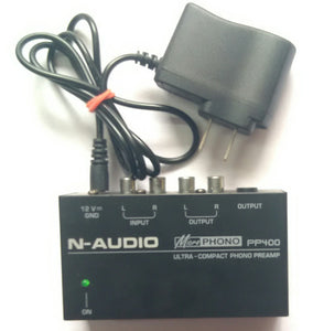 N - Audio - Micro Phono " PP400 " ( ULTRA - COMPACT PHONO PREAMP )