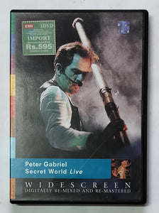 Peter Gabriel - Secret World Live " Widescreen Digitally RE - MIXED And RE - MASTERRED " DVD VIDEO