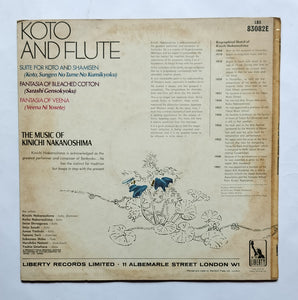 Koto And Flute " The Music Of Kinichi Nakanoshima "