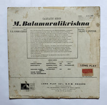 M. Balamuralikrishna - Carnatic Songs ( ECSD. 2429 )