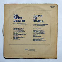 Love In Simla / Dil Deke Dekho " Music : Iqbal Quereshi / Usha Khanna "