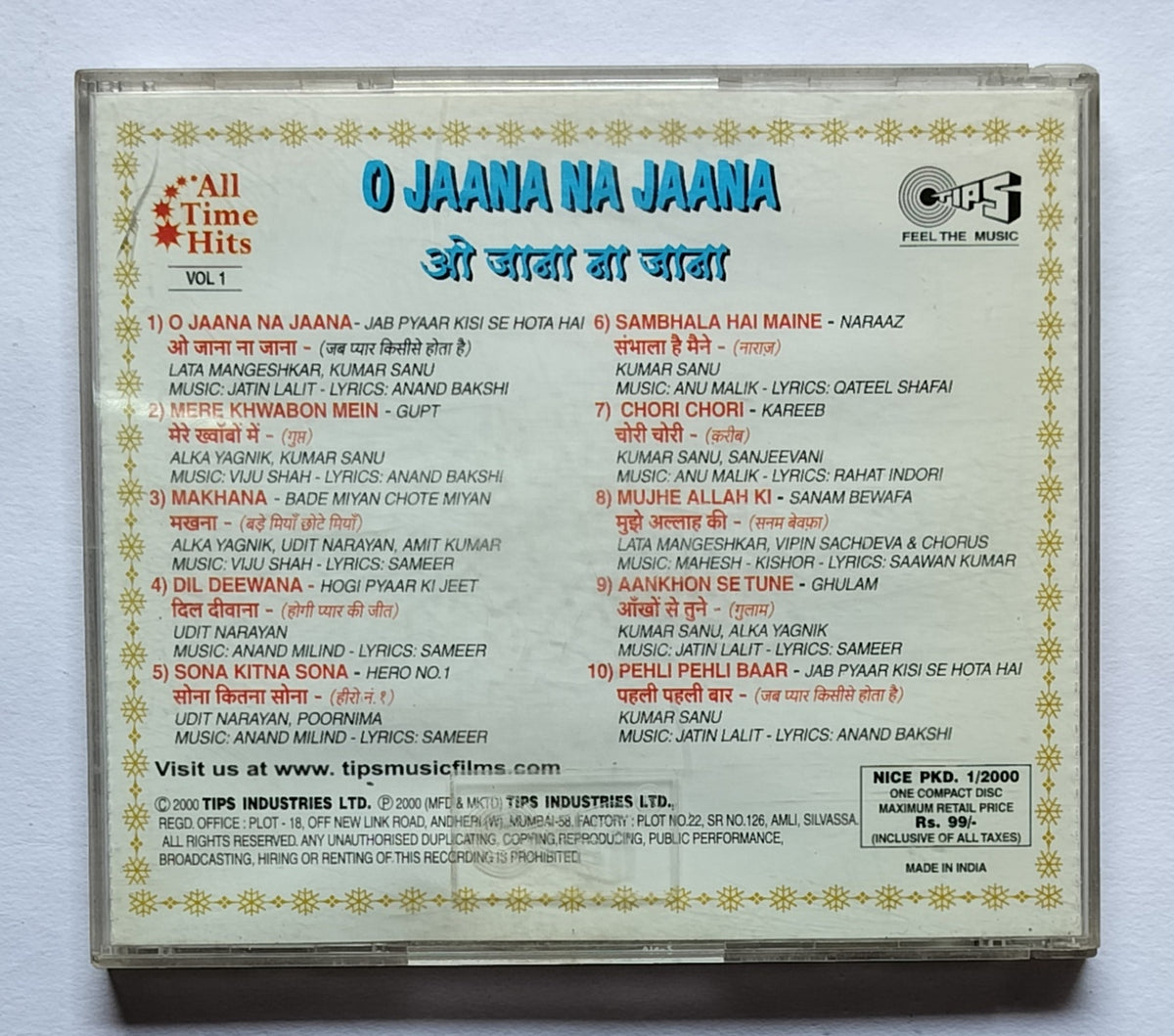 O Jaana Na Jaana - All Time Hits 