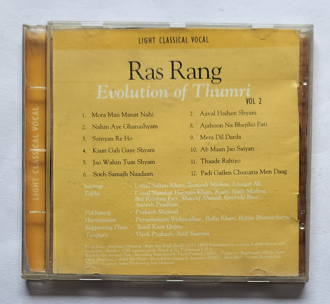 Ras Rang - Evolution Of Thumri 