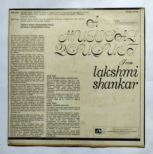 A Musical Bougues From Lakshmi Shankar ( Hindi Devotional )