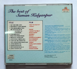 The Best Of Suman Kalyanpur ". Hindi Film Songs "