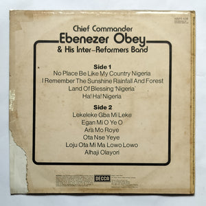 Chief Commander Ebenezer Obey & Hit Inter - Reformers Band