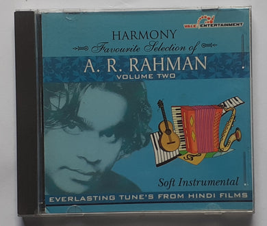 Harmony Favourite  Selection Of A. R. Rahman Volume Two Soft Instrumental 