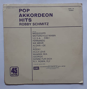 Pop Akkordeon Hits  - Robby Schmitz " LP , 45 RPM "