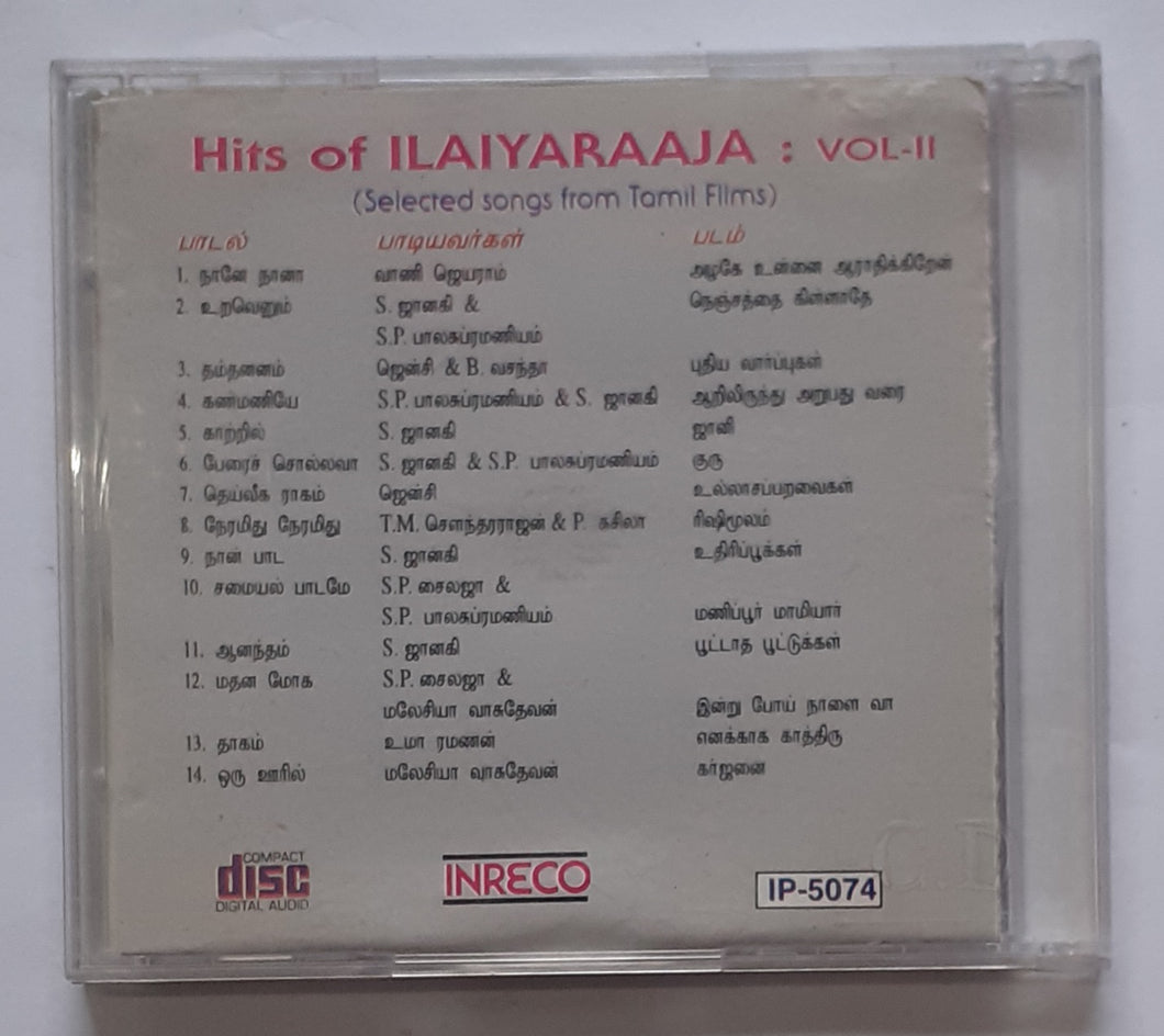 Hits Of Ilaiyaraaja - Selected Hits Songs From Tamil Films