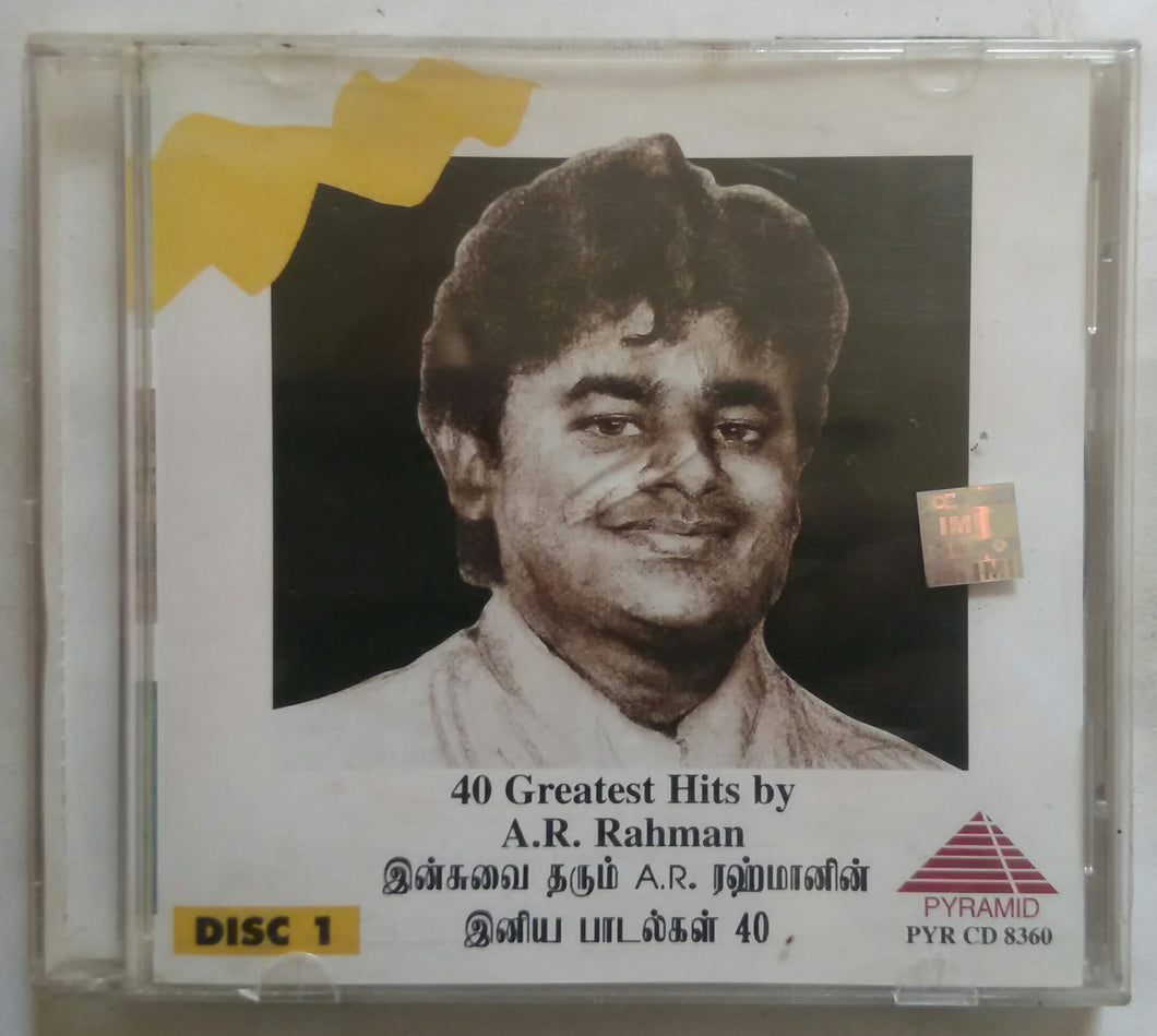 40 Greatest Hits Of A. R. Rahman - Disc 1