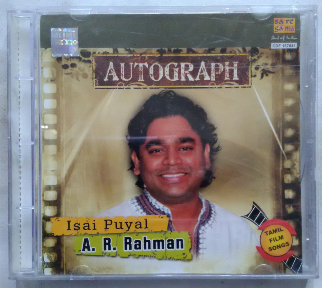 Autograph Isai puyal A. R. Rahman