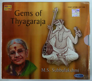 Gems Of Thyagaraja - M. S. Subbulakshmi Carnatic vocal 3,CDs Pack