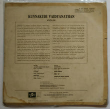 Kunnakudi Vaidyanathan Violin