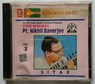 An All India Radio Archival Release Fond Memories P. T. Nikhil Banerjee : Sitar