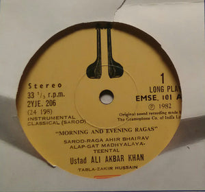 Morning & Evening Ragas ( Ustad Ali Akbar Khan , Pandit Ravi Shankar , Pannalaal Ghosh ) Three Set Record in this Pack