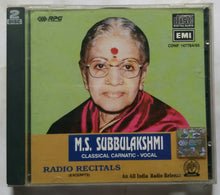 M. S. Subbulakshmi Classical Carnatic - Vocal ( Radio Recitals ) 2 CD Pack