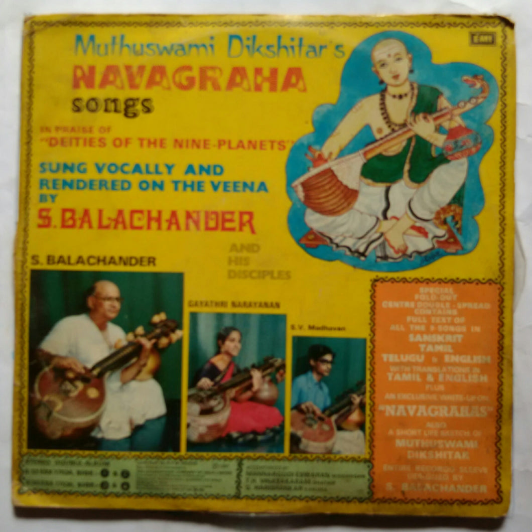 Muthuswami Dikshidar's Navagraha Songs In Praise Of 