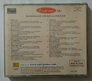 Legends Vol -3 Kalaikuricll Sivaji Ganesan