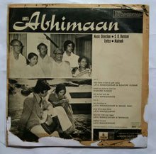 Abhimaan " Music : S. D. Burman "