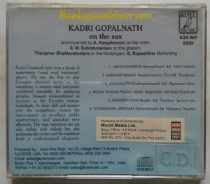 Naadagaambheeryam ( Kadri Gopalnath Sax Melodies )
