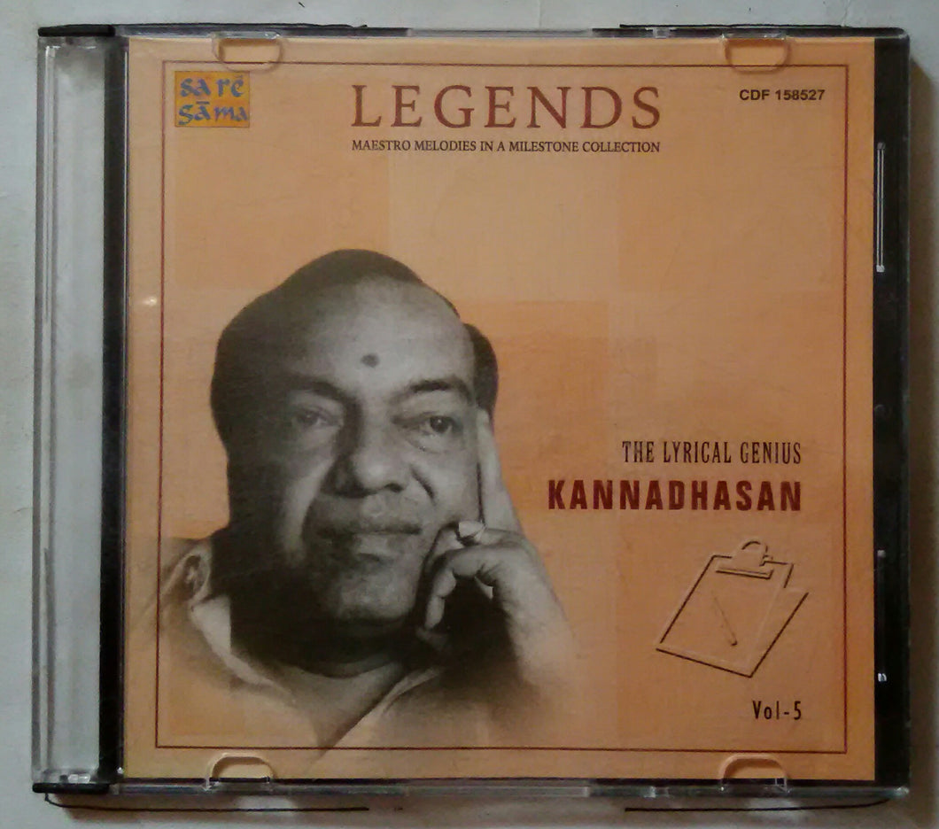 Legends The Lyrical Genivs Kannadasan Vol -5