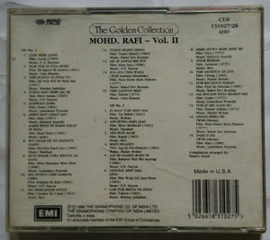 The Golden Collection - Mohd Rafi Vol ii ( 2 CD Pack )