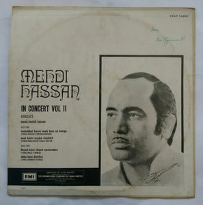 Mehdi Hassan - In Concert Vol 2 ( Ghazals )