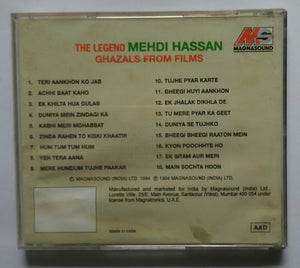 The Legend Mehdi Hassan ( Ghazals From Films )