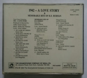 1942 A Love Story & Memorable Hits Of R. D. Burman