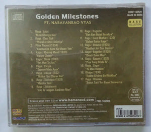 Golden Milestones - Pt . Narayanrao Vyas