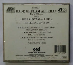 Ustad Ghulam Ali Khan " Born 1902 " With Ustad Munawar Ali Khan - The Legend Lives No