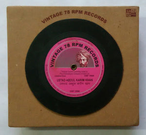 Vintage 78 RPM Records " Ustad Abdul Karim Khan "