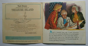 Walt Disney's Presents The Story Of Treasure Island ( 24 Page Book , 33 / RPM )