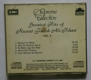 Greatest Hits Of Nusrat Fateh Ali Khan ( Vol :2 )