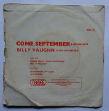 Come September & Others Hits , Billy Vaughn & His Orchestra ( EP , 45 RPM )