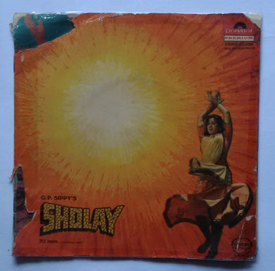 Sholay ( Maxi Premium , 33/ RPM ) Songs : 1, Chand Sa Kol Chehra , 2 , Mehbooba , 3 , Haa Jab Tak Hai Jaan .