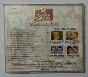 The Golden Collection Mukesh " Memorable Hits "