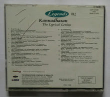 Legends - Kannadhasan " The Lyrical Genius " Vol : 2