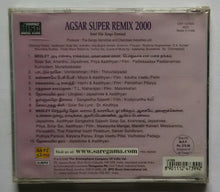 Agsar Super Remix 2000 " Tamil Film Songs Remixed "