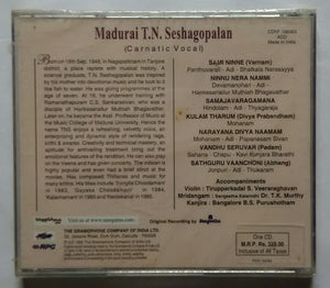 Madurai T. N. Seshagopalan ( Carnatic Vocal )