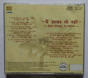 Main Shayar To Nahin " Hindi Songs From Films "