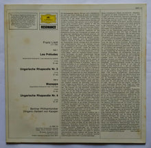 Franz Liszt ( 1811 - 1886 ) Mazeppa • Les Preludes , Ungarische Rhapsodie Nr. 1&2 , Berliner Philharmoniker , Herbert Von Karajan .