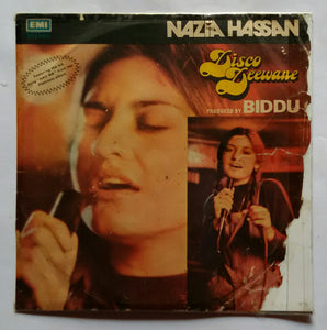 Nazia Hassan - Disco Deewane " Music : Biddu " ( EP 45 RPM ) Side A : Aao Na , Side B : Disco Deewane .