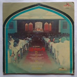 In Concert Ghulam Ali " Ghazals LP 1&2 "