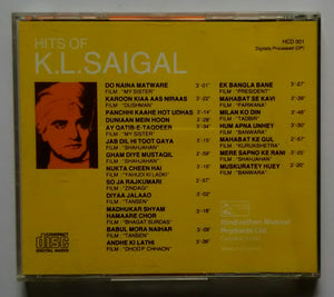 Hits Of K. L. Saigal