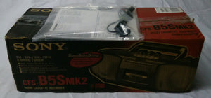 Sony : CFS - B5 S  mk 2 " Radio Cassette Recorder "