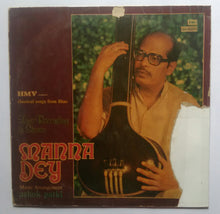 HMV presents - Live Recording in Stereo Manna Dey " Music Arrangemant : Ashok Patki "