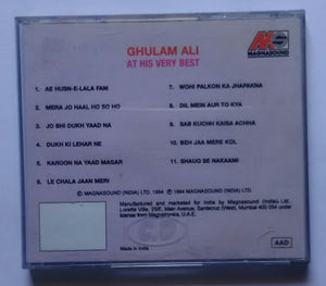 At His Very Best Ghulam Ali " Ghazals "