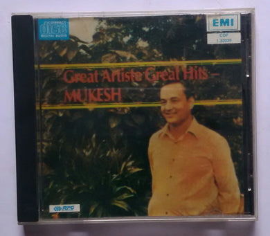 Great Artiste Great Hits - Mukesh